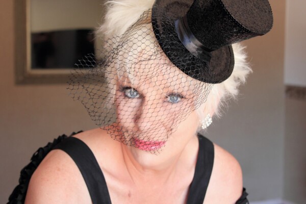 Angie Bowie Angie with hat